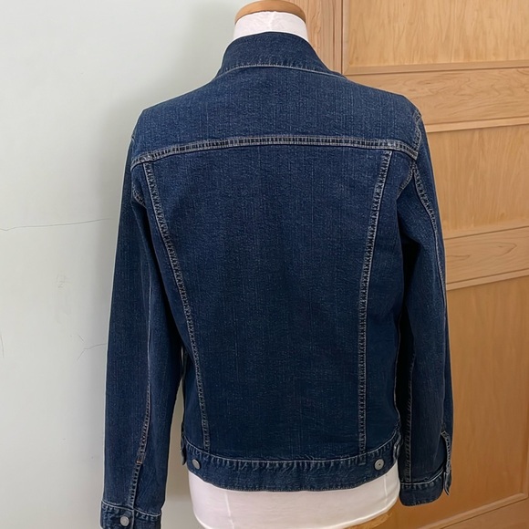 Uniqlo NWOT Dark Blue Denim Jacket, Size M - Picture 8 of 12